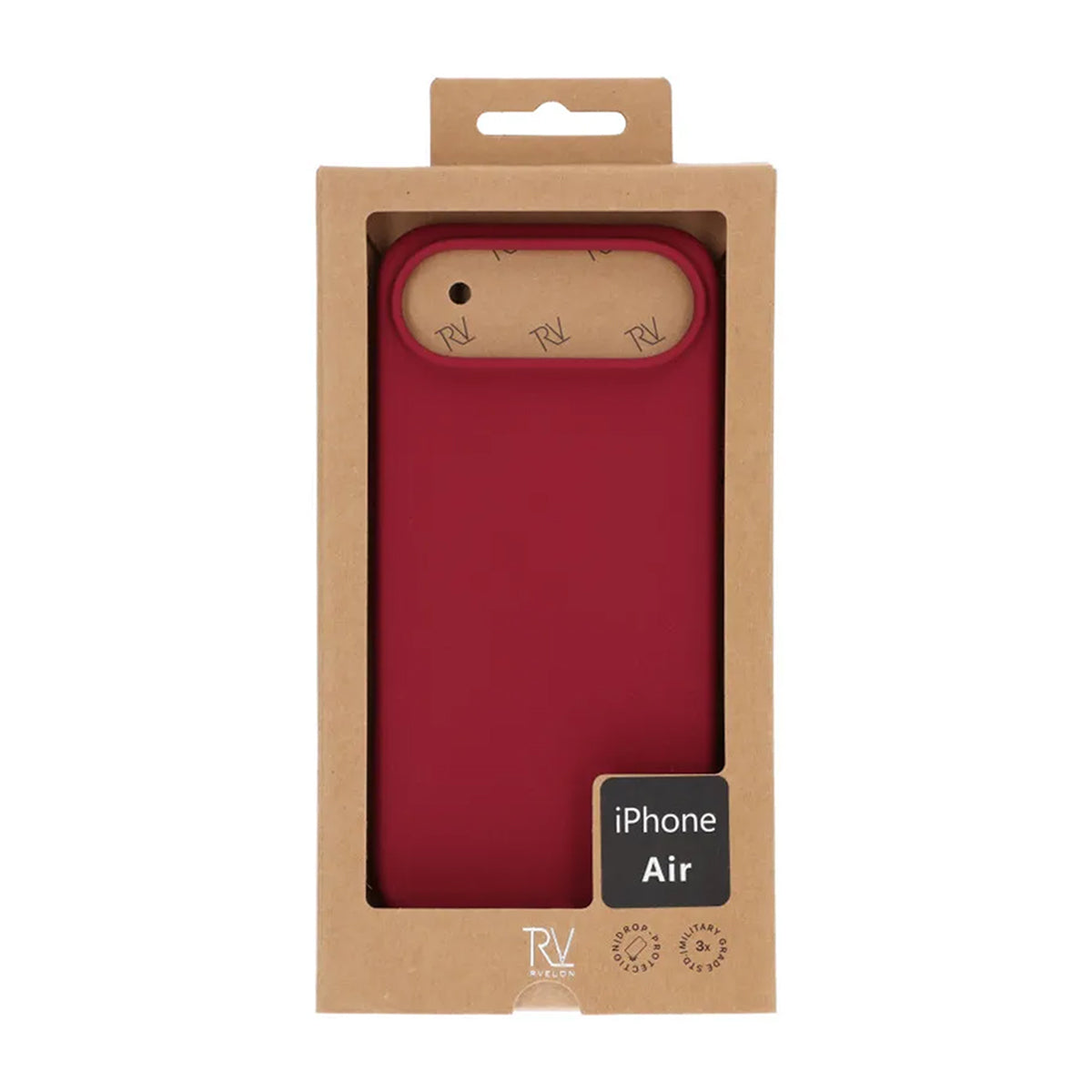 Rvelon Mobilskal Silikon MagSafe för iPhone Air - Röd image 4