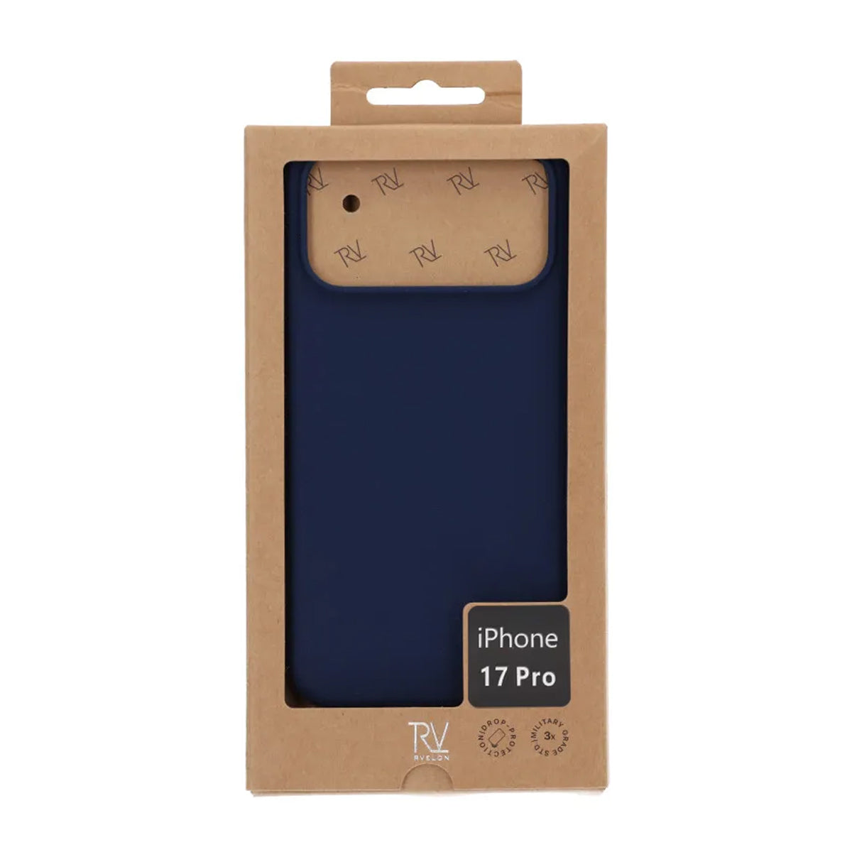 Rvelon Mobilskal Silikon MagSafe för iPhone 17 Pro - Mörkblå image 4