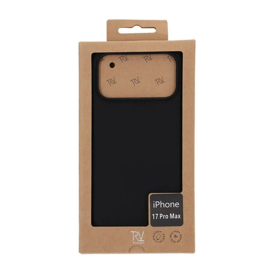 Rvelon Mobilskal Silikon MagSafe för iPhone 17 Pro Max - Svart image 4