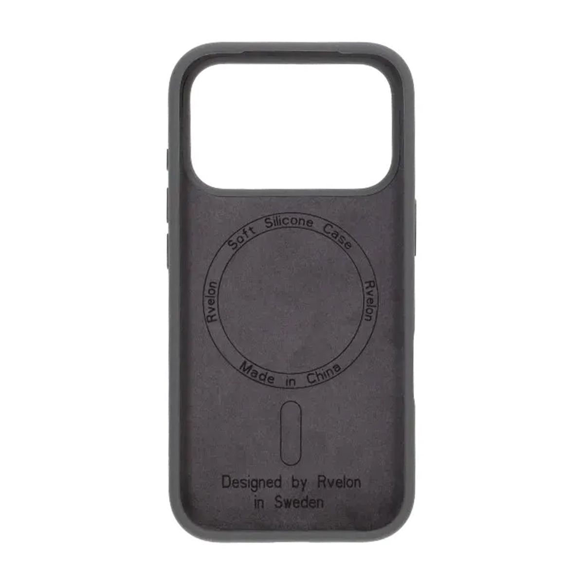 Rvelon Mobilskal Silikon MagSafe för iPhone 17 Pro Max - Grå image 3