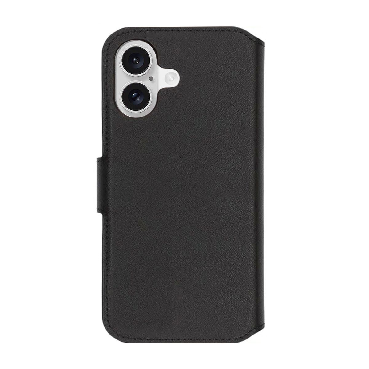 Rvelon Plånboksfodral Äkta Läder för iPhone 17 - Svart image 3