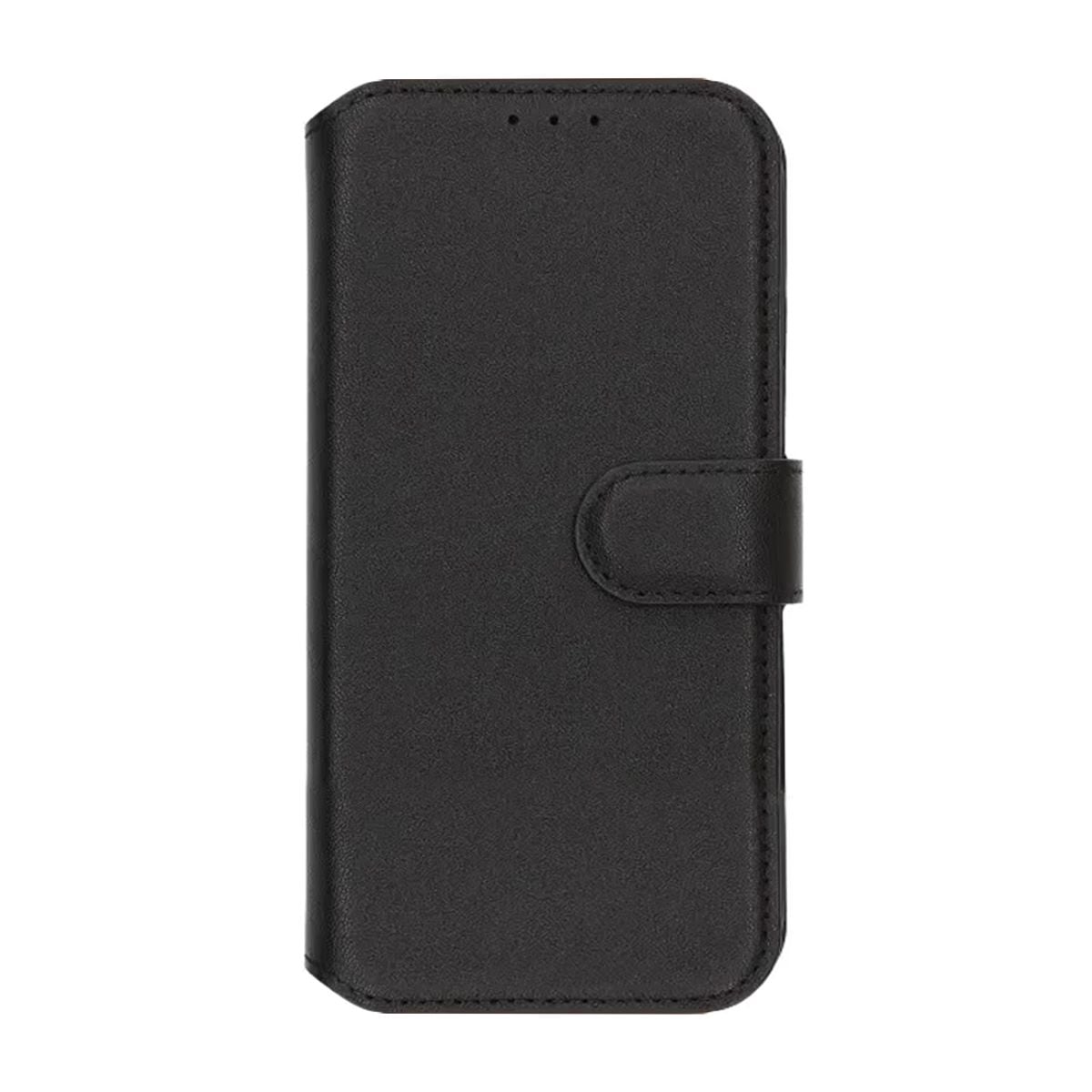Rvelon Plånboksfodral Äkta Läder för iPhone 17 - Svart image 4