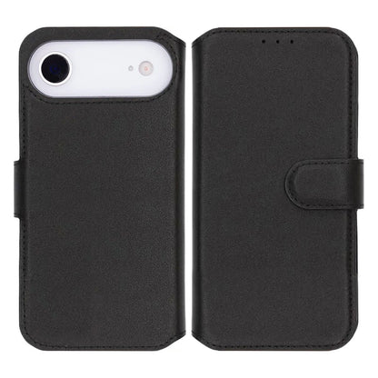 Rvelon Plånboksfodral Äkta Läder för iPhone Air - Svart image 1