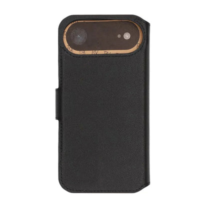 Rvelon Plånboksfodral Äkta Läder för iPhone Air - Svart image 3