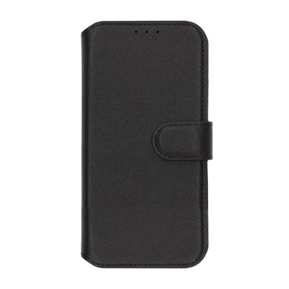 Rvelon Plånboksfodral Äkta Läder för iPhone 17 Pro - Svart image 2