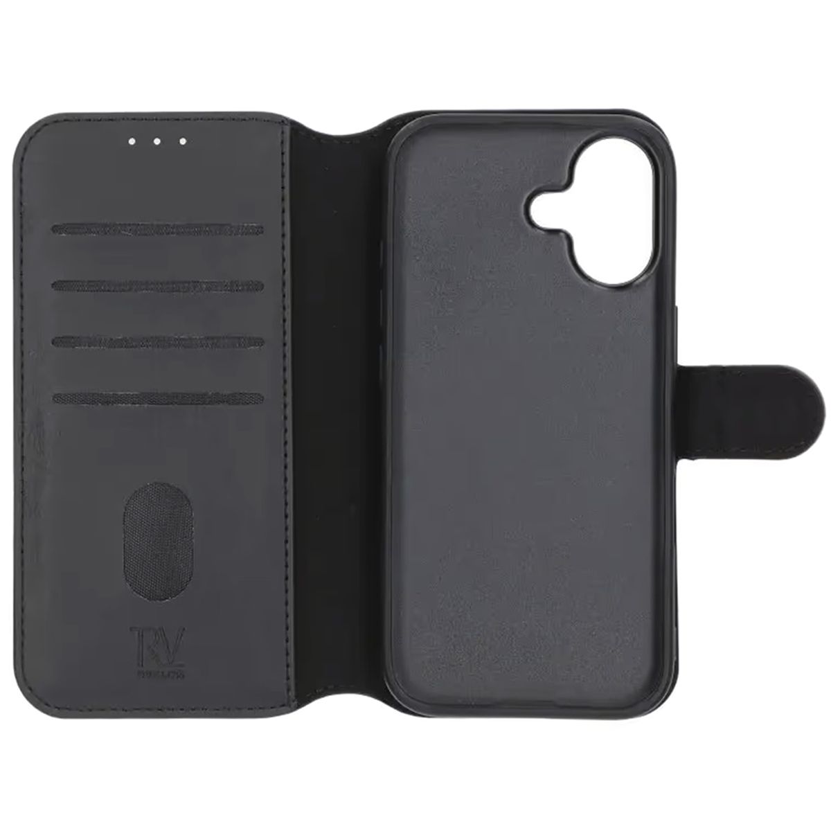 Rvelon Plånboksfodral Magnet för iPhone 17 - Svart image 2