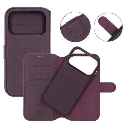 Rvelon Plånboksfodral Magnet för iPhone 17 Pro - Lila image 5