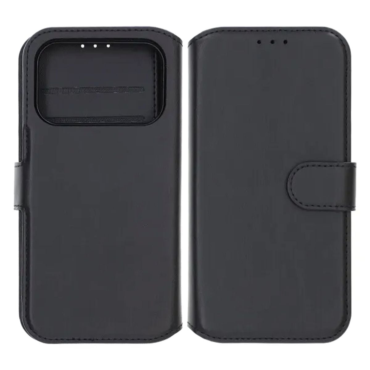 Rvelon Plånboksfodral Magnet för iPhone 17 Pro Max - Svart image 1