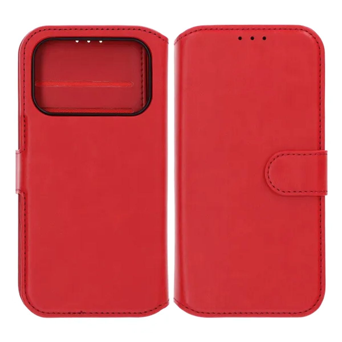 Rvelon Plånboksfodral Magnet för iPhone 17 Pro - Röd image 1