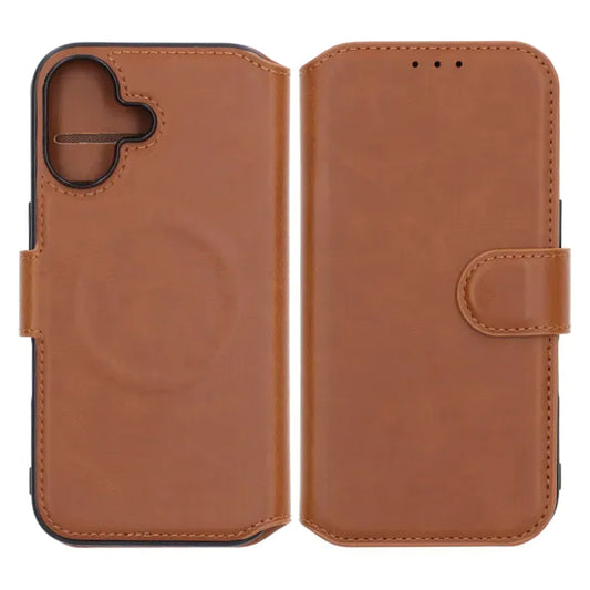 Rvelon Plånboksfodral för iPhone 17 - Brun image 1