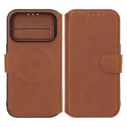 Rvelon Plånboksfodral för iPhone 17 Pro - Brun image 1