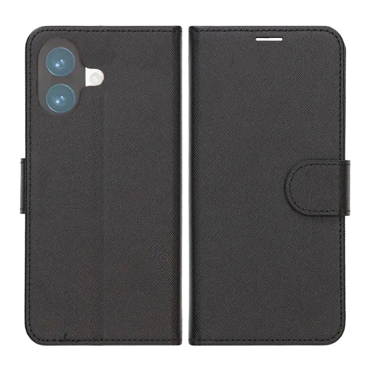 Plånboksfodral med stativ till iPhone 17 - Svart image 1