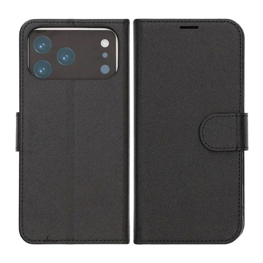 Plånboksfodral med stativ till iPhone 17 Pro - Svart image 1