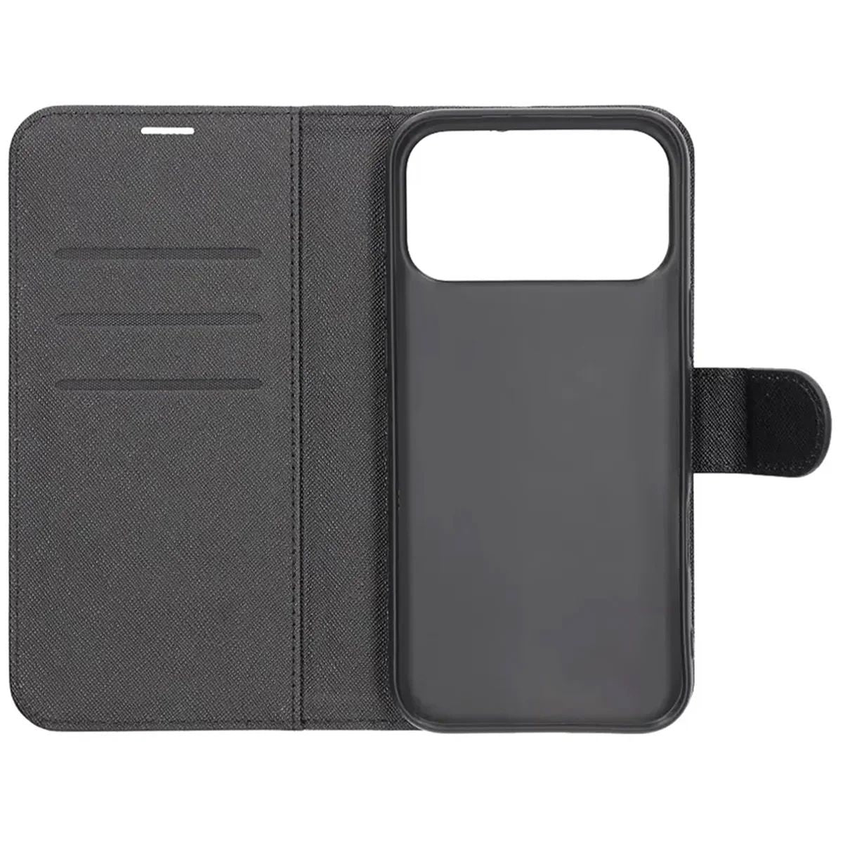 Plånboksfodral med stativ till iPhone 17 Pro - Svart image 2