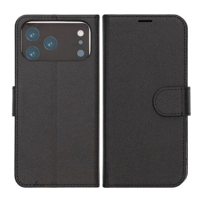 Plånboksfodral med stativ till iPhone 17 Pro Max - Svart image 1