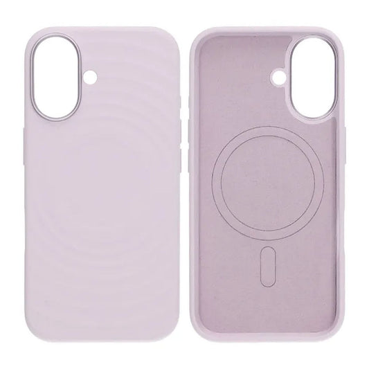 Mobilskal Silikon för iPhone 16 - Lila med Kameraskydd image 1