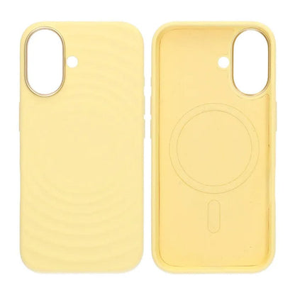 Mobilskal Silikon för iPhone 16 - Gul med Kameraskydd image 1