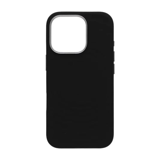 Mobilskal Silikon för iPhone 16 Pro - Svart med Kameraskydd image 2