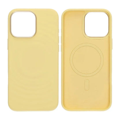 Mobilskal Silikon för iPhone 16 Pro Max - Gul med Kameraskydd image 1