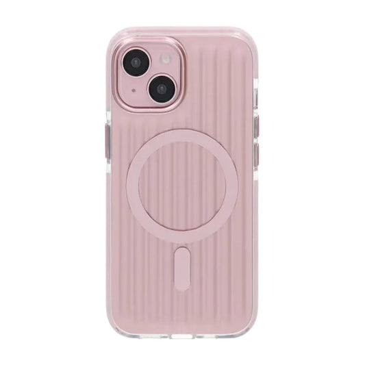 Mönstrat TPU Skal med Magsafe till iPhone 13/14/15 - Rosa image 3