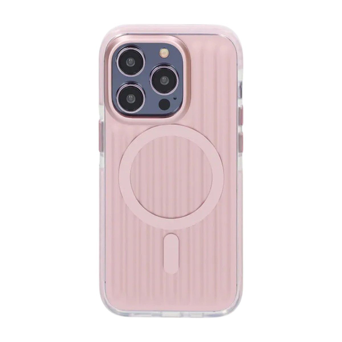 Mönstrat TPU Skal till iPhone 14 Pro Max med MagSafe - Rosa image 3