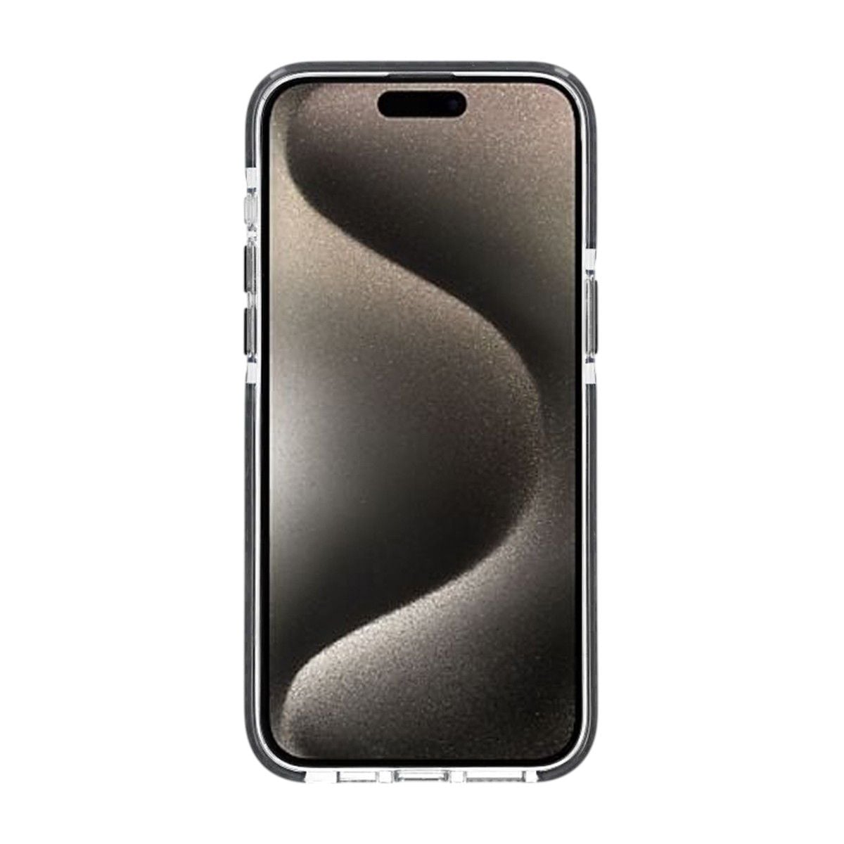 Mönstrat TPU Skal till iPhone 15 Pro Max med MagSafe - Svart image 2