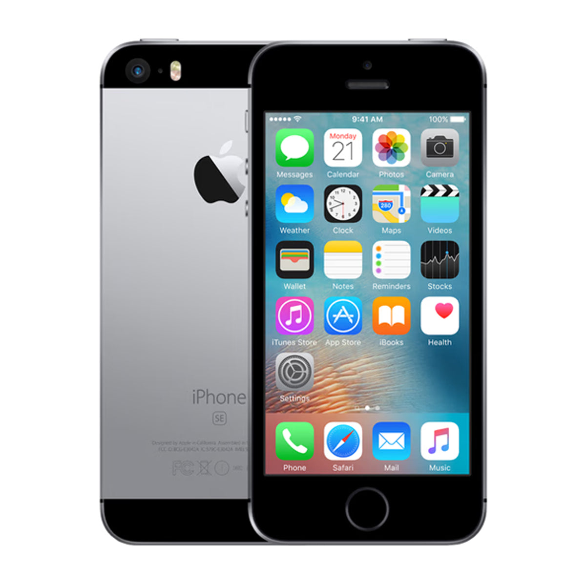 Begagnad iPhone SE 64GB Rymdgrå - Bra skick image 1