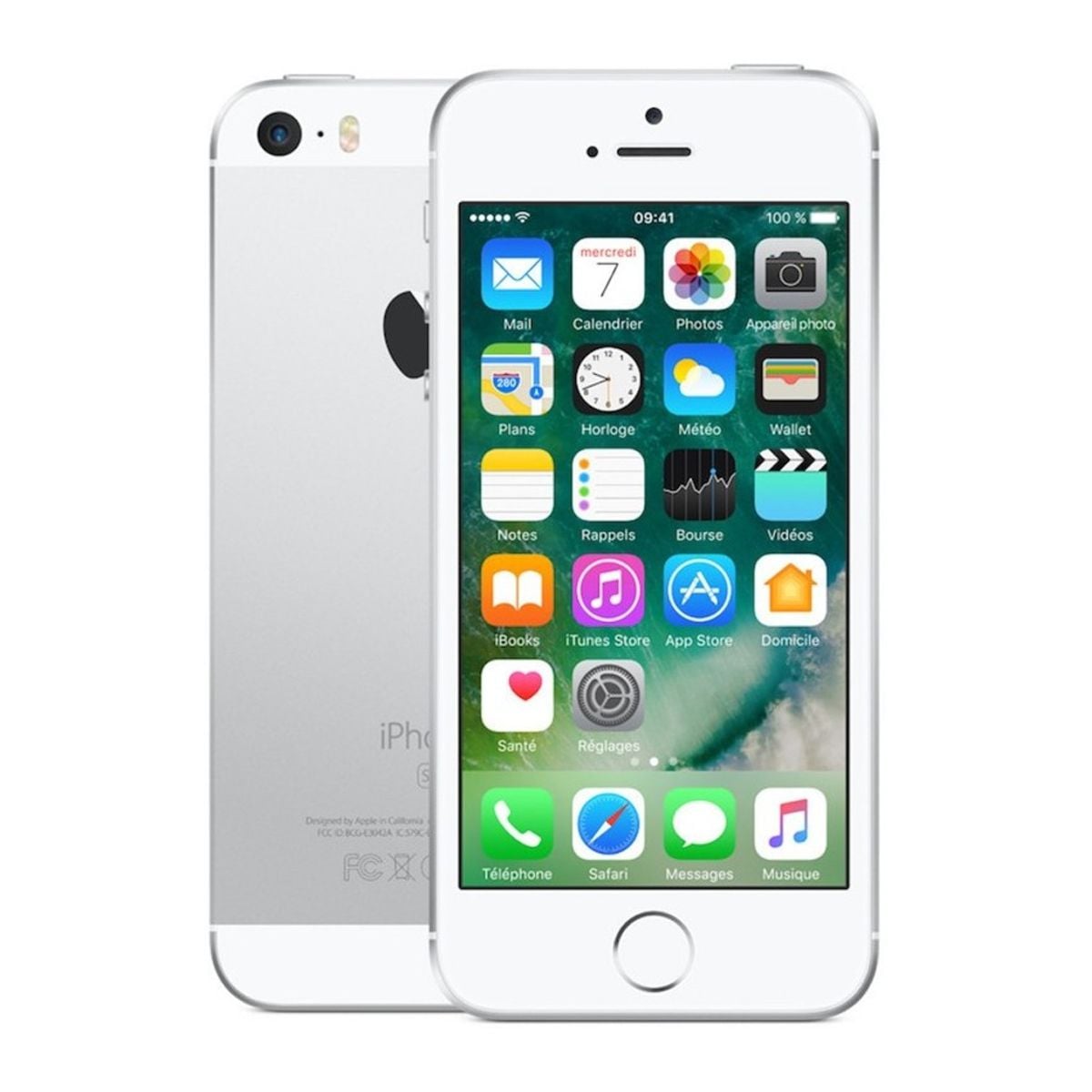 Begagnad iPhone SE 64GB Silver - Använt skick image 1