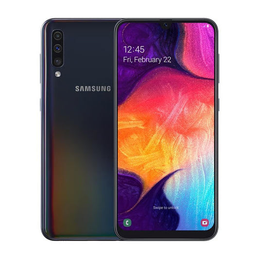 Begagnad Galaxy A50 128GB Black - Bra skick (B) image 1