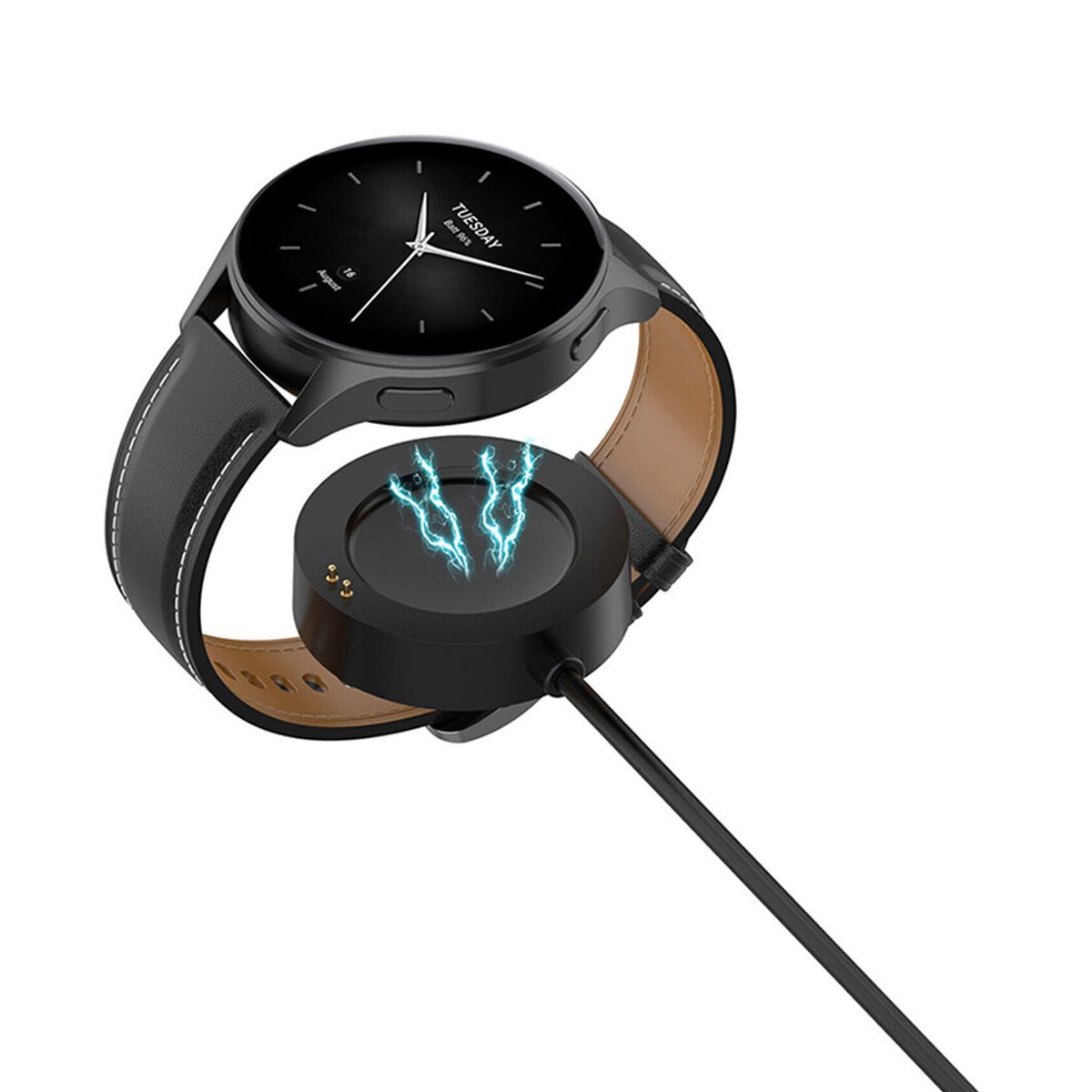Laddkabel USB till Xiaomi Watch 2/Pro/S2/S3 - 2-Pin Universal image 4