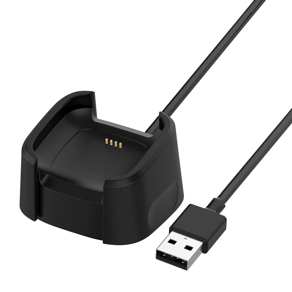 Laddkabel 4 Pin USB för Fitbit Versa 2 - Stående modell image 2