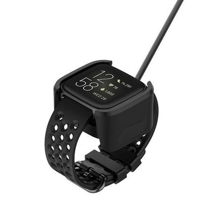 Laddkabel 4 Pin USB för Fitbit Versa 2 - Stående modell image 3