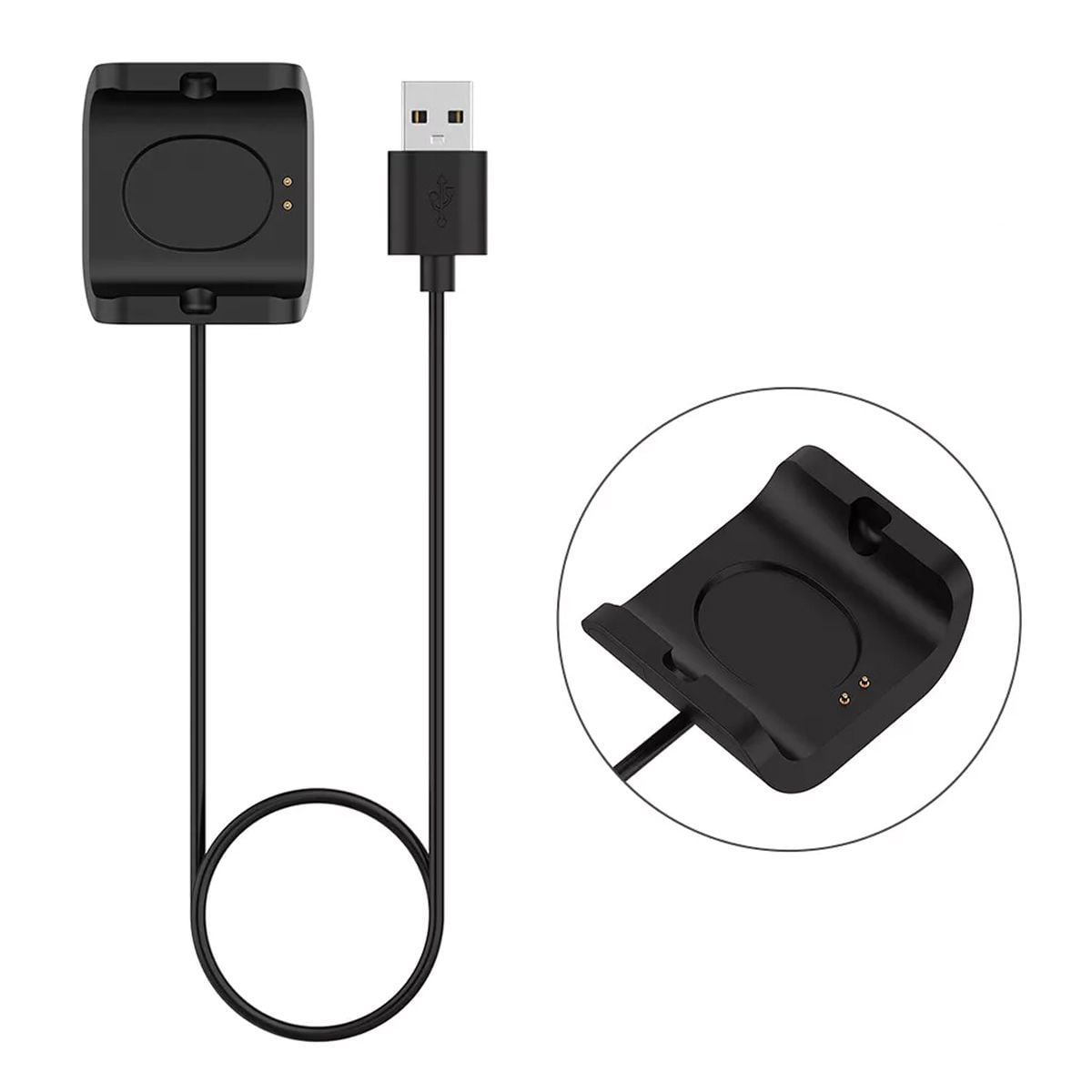 Laddkabel 2 Pin USB för Amazfit Bip S/A1805/A1916 - Stående image 5