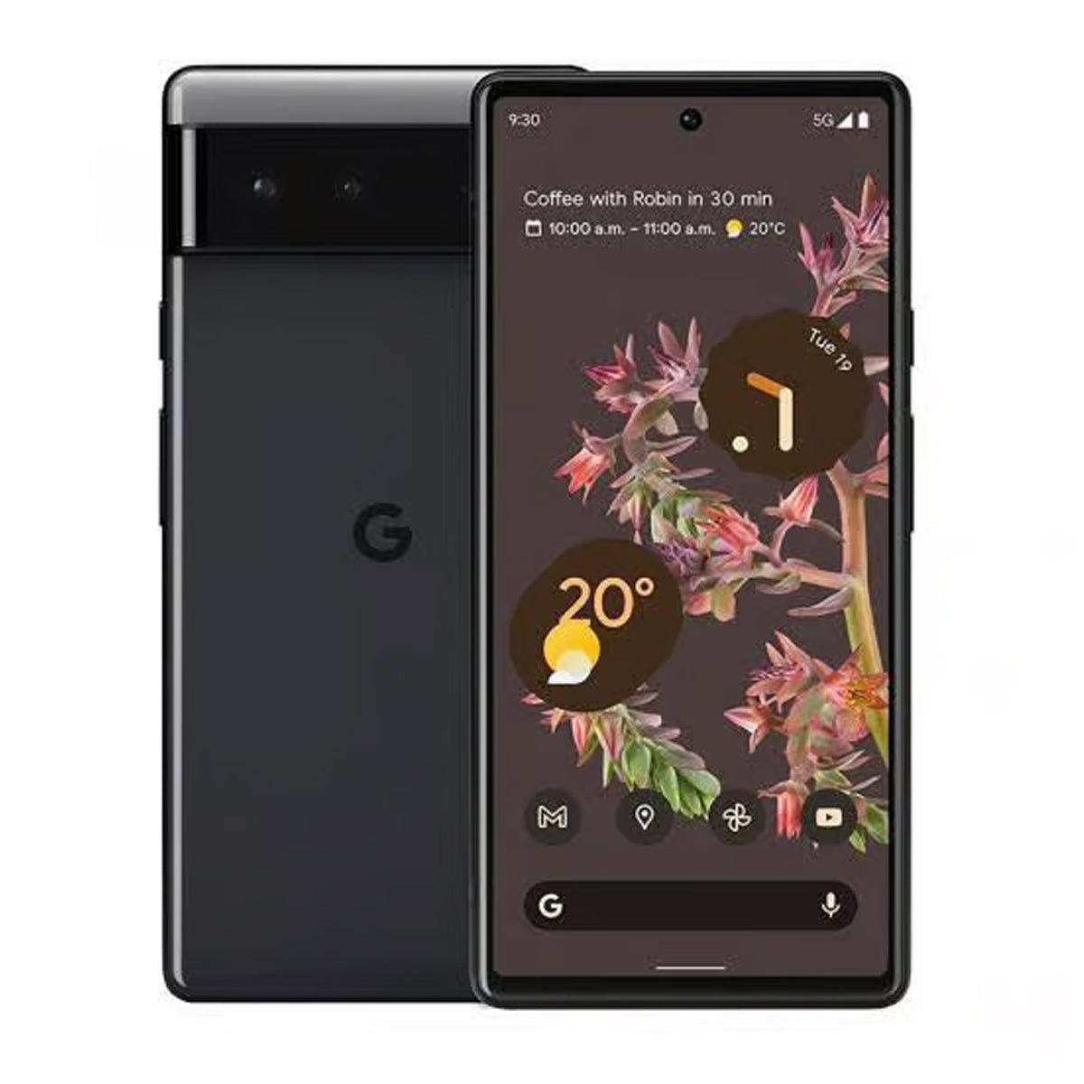 Begagnad Google Pixel 6 128GB Stormy Black - Bra skick image 1