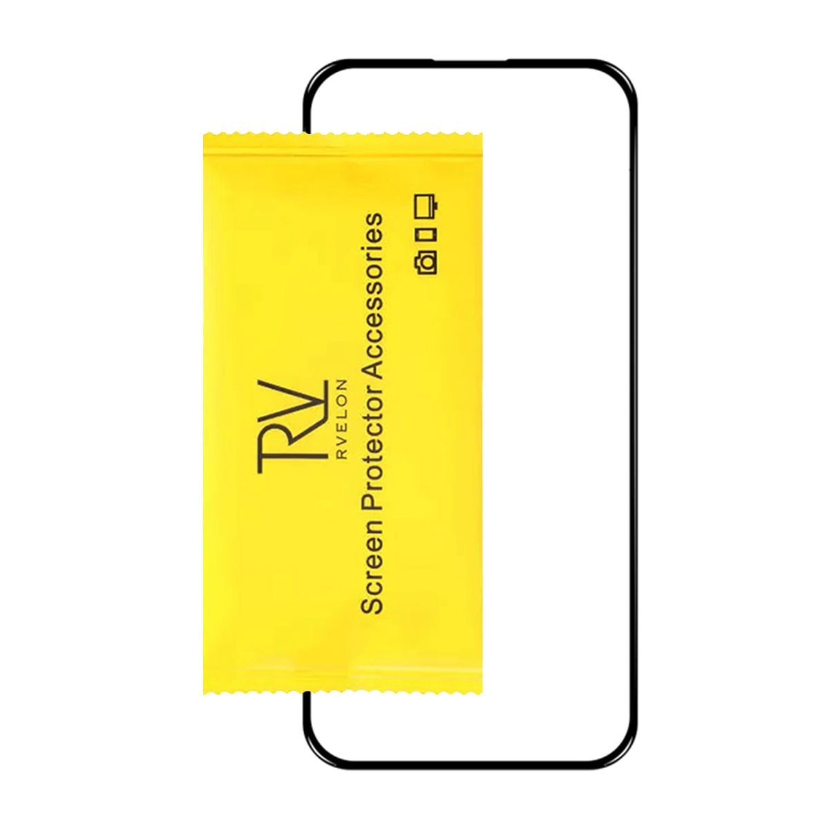 Skärmskydd till iPhone 15/16 Plus Heltäckande Härdat Glas (miljö) image 3