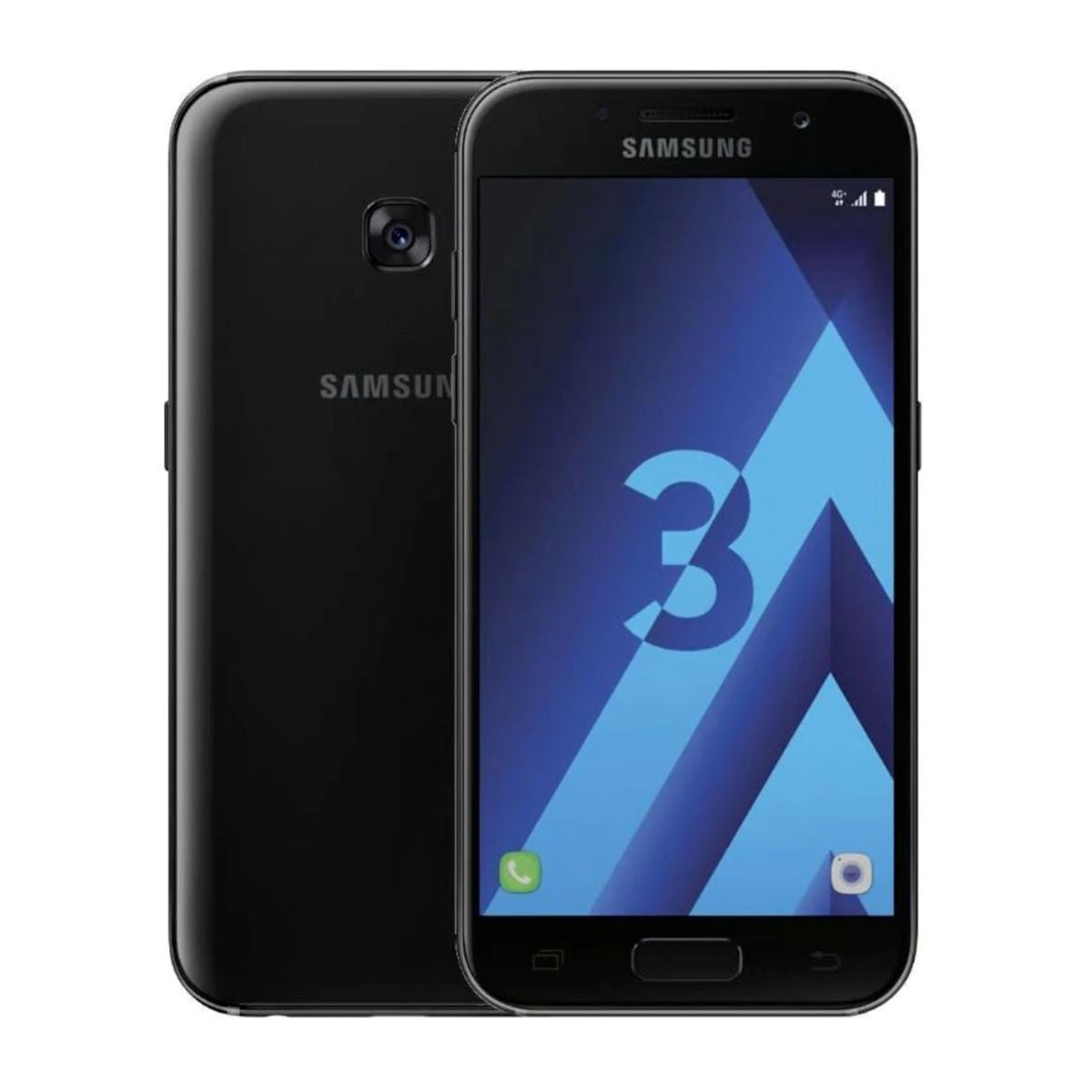Begagnad Samsung Galaxy A3 2017 16GB Svart - Använt skick image 1