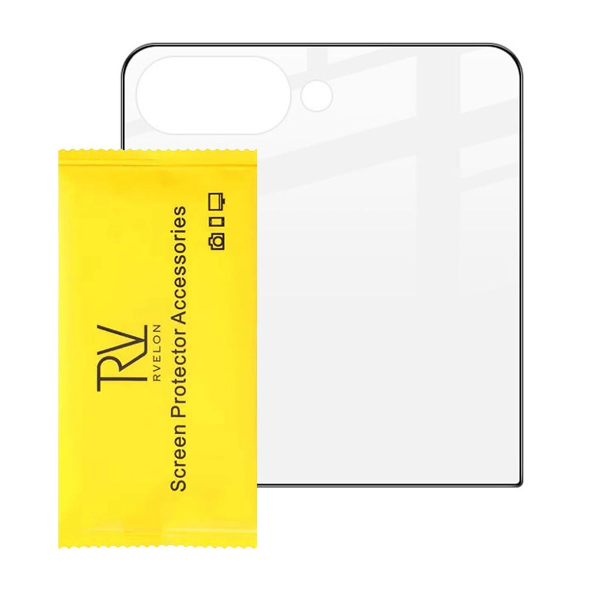 Skärmskydd Samsung Galaxy Z Flip 7 med Aluminium ram - bulk image 3