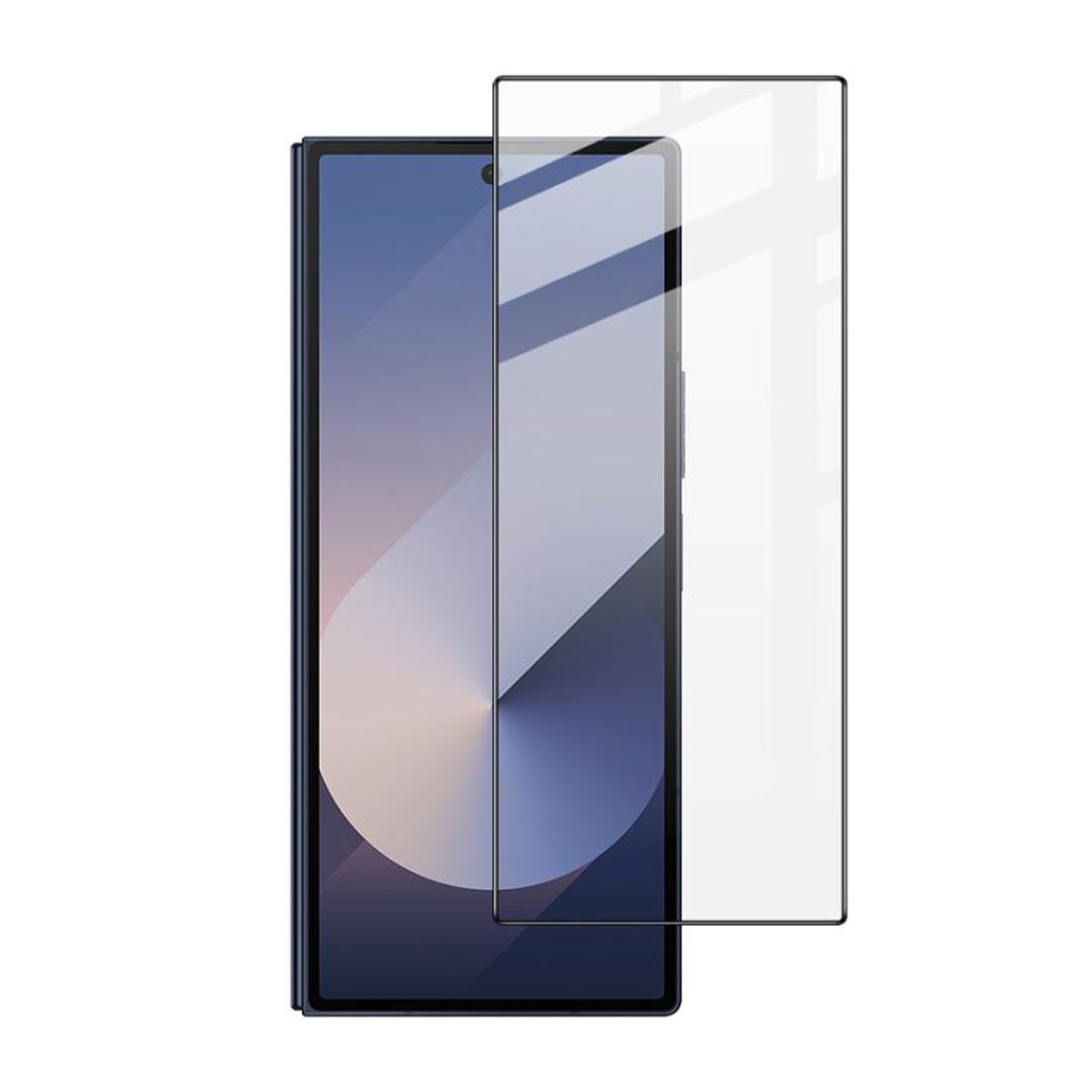 Skärmskydd Samsung Galaxy Z Fold 7 med Aluminium ram - bulk image 1