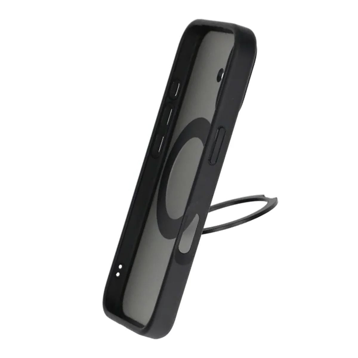 Mobilskal Roterande Magnet Stativ för iPhone 17 - Svart image 4