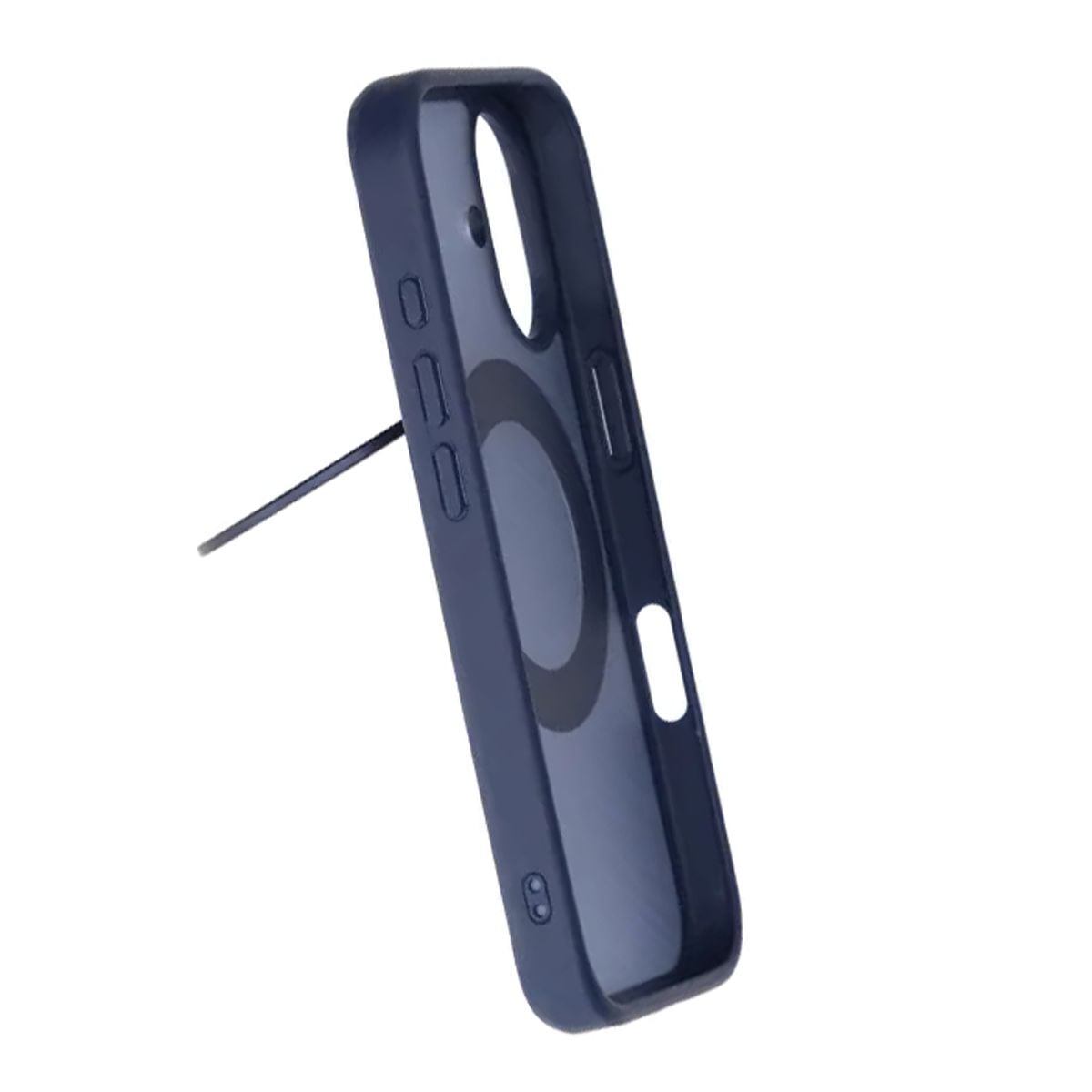 Mobilskal Roterande Magnet Stativ för iPhone 17 - Blå image 5