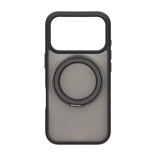 Mobilskal Roterande Magnet Stativ för iPhone 17 Pro - Svart image 2