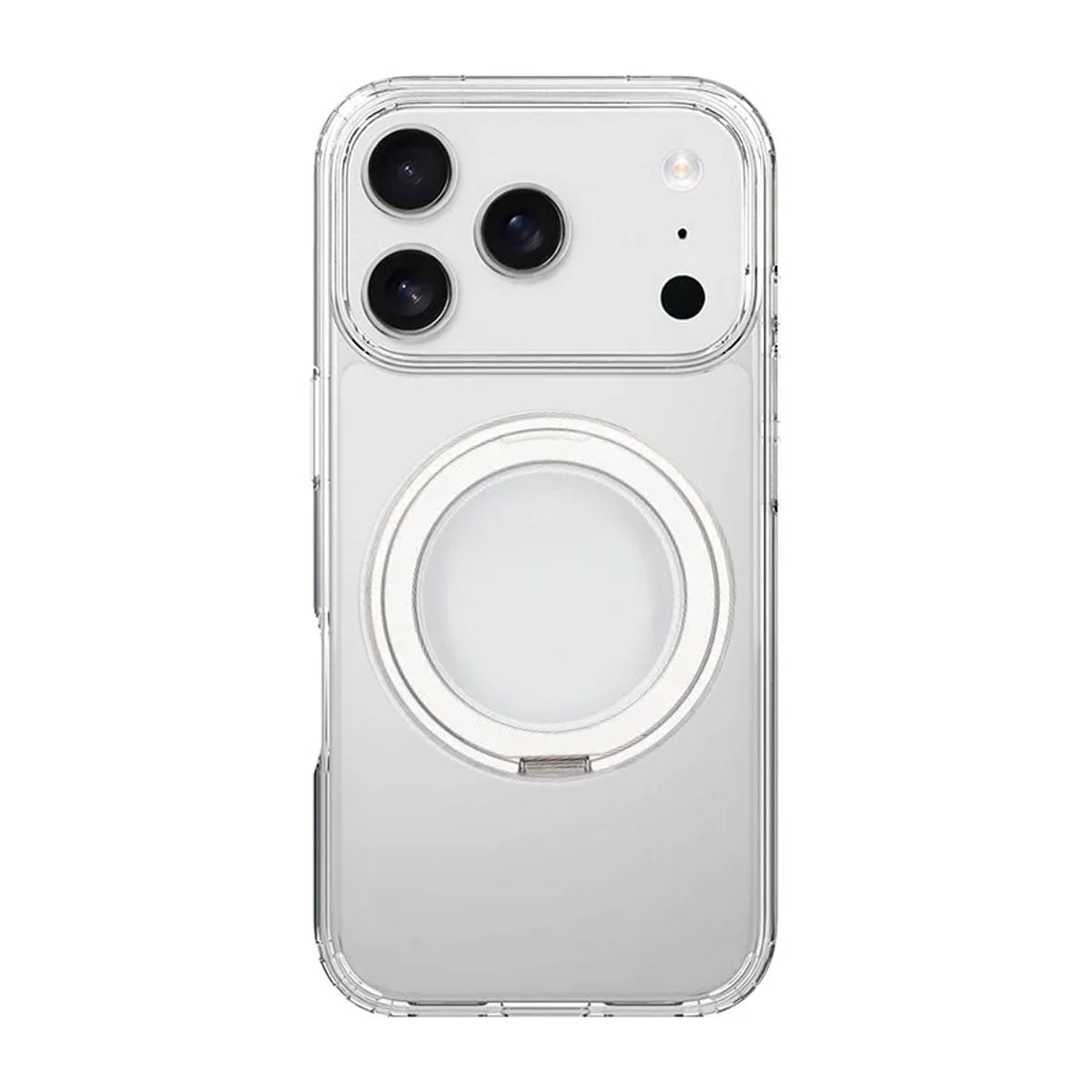 Mobilskal Roterande Magnet Stativ för iPhone 17 Pro - Klar image 3