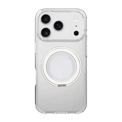 Mobilskal Roterande Magnet Stativ för iPhone 17 Pro - Klar image 3
