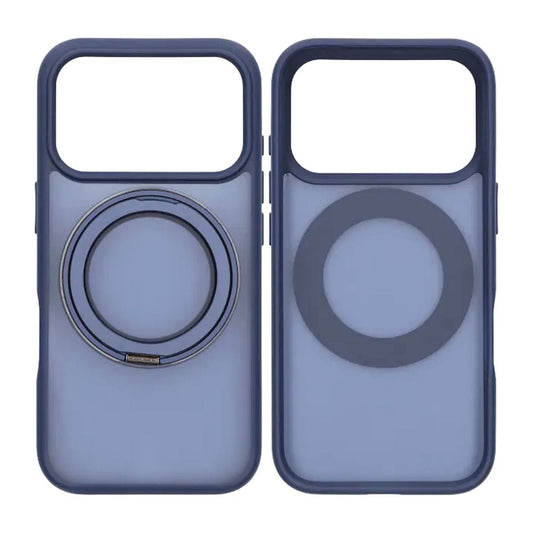 Mobilskal Roterande Magnet Stativ för iPhone 17 Pro - Blå image 1