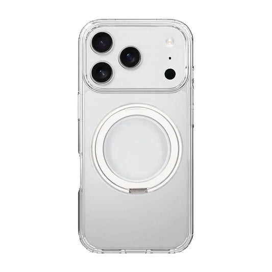 Mobilskal Roterande Magnet Stativ för iPhone 17 Pro Max - Klar image 3