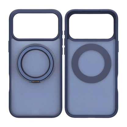Mobilskal Roterande Magnet Stativ för iPhone 17 Pro Max - Blå image 1