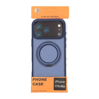 Mobilskal Roterande Magnet Stativ för iPhone 17 Pro Max - Blå image 6