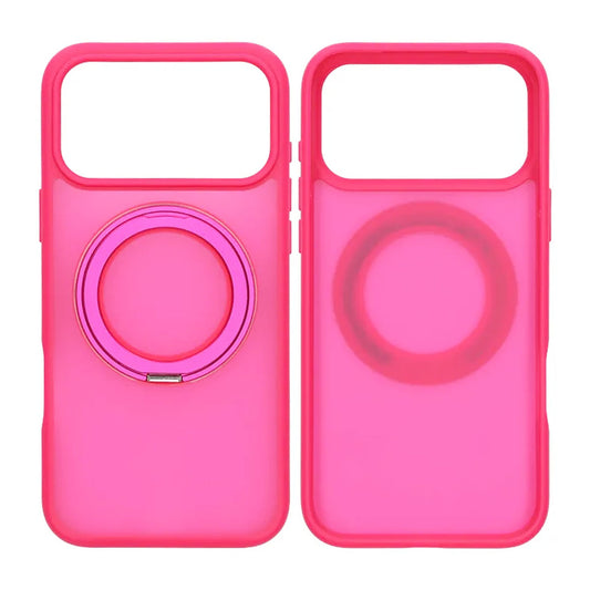 Mobilskal Roterande Magnet Stativ för iPhone 17 Pro Max - Röd image 1