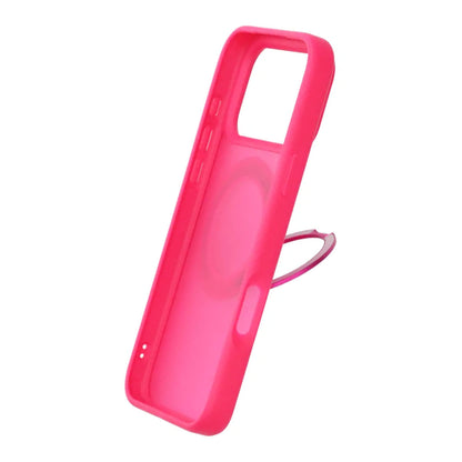 Mobilskal Roterande Magnet Stativ för iPhone 17 Pro Max - Röd image 4