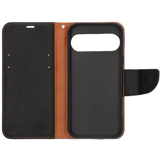 Plånboksfodral med Stativ för Google Pixel 10 Pro - Svart/Brun image 2